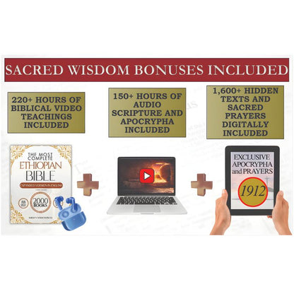 Complete Ethiopian Bible Collection – English Edition with Apocrypha & Ancient Scriptures