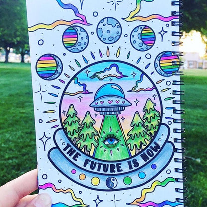 Left-Handed Mini Coloring Books – Easy-Flip Art Pads for Lefty Kids & Adults