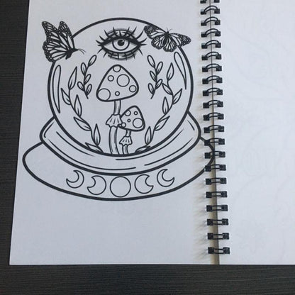 Left-Handed Mini Coloring Books – Easy-Flip Art Pads for Lefty Kids & Adults