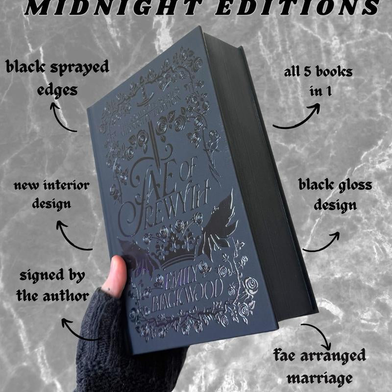 Midnight Edition Fae of Rewyth Omnibus – Limited Black Gloss Collector’s Book (Scratch & Dent)