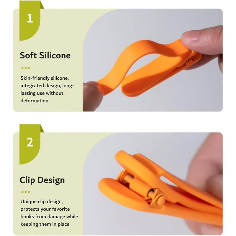 Automatic Bookmarks Set – 6-Pack Smart Page Holders for Readers | Cute Reading Accessories Gift