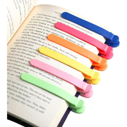 Automatic Bookmarks Set – 6-Pack Smart Page Holders for Readers | Cute Reading Accessories Gift