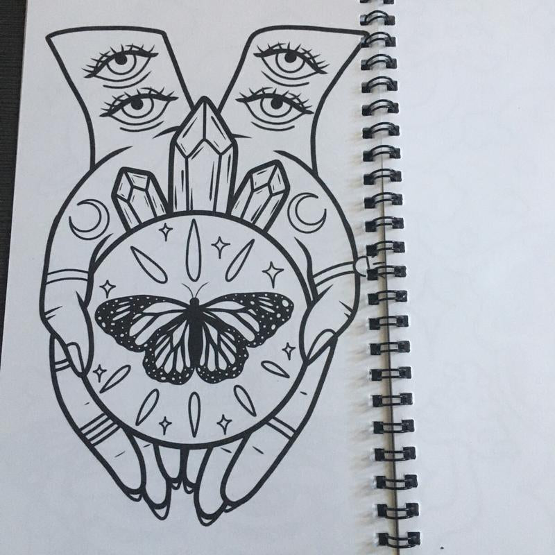 Left-Handed Mini Coloring Books – Easy-Flip Art Pads for Lefty Kids & Adults