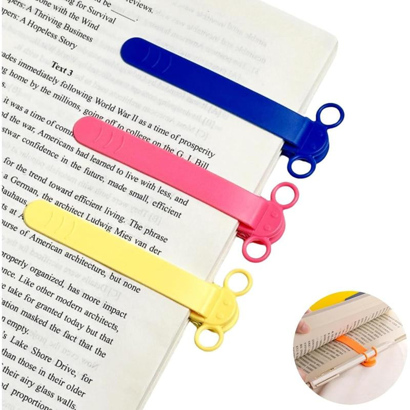 Automatic Bookmarks Set – 6-Pack Smart Page Holders for Readers | Cute Reading Accessories Gift