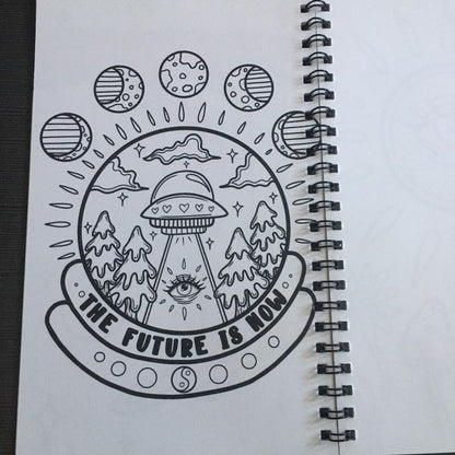 Left-Handed Mini Coloring Books – Easy-Flip Art Pads for Lefty Kids & Adults