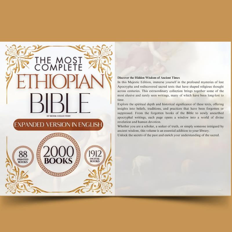 Complete Ethiopian Bible Collection – English Edition with Apocrypha & Ancient Scriptures