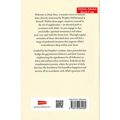 Daily Dua Guide – English–Arabic Islamic Supplication Book