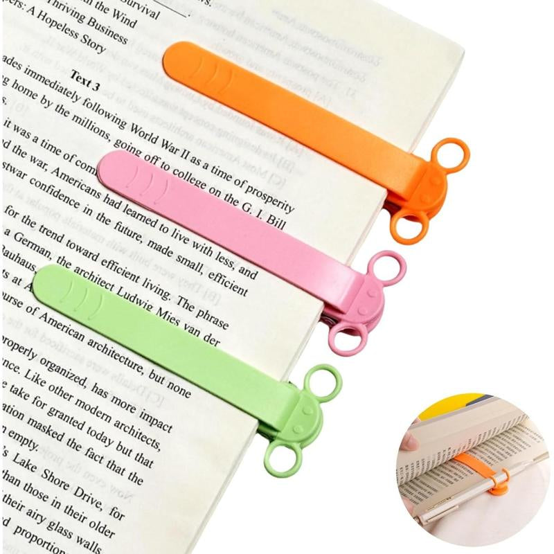 Automatic Bookmarks Set – 6-Pack Smart Page Holders for Readers | Cute Reading Accessories Gift